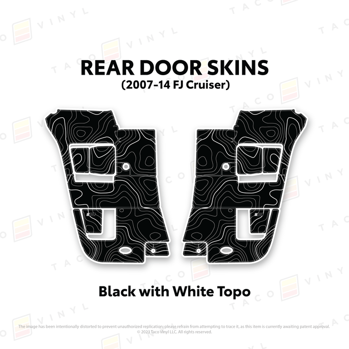 Taco Vinyl Door Skins for FJ Cruiser (2007-2014)