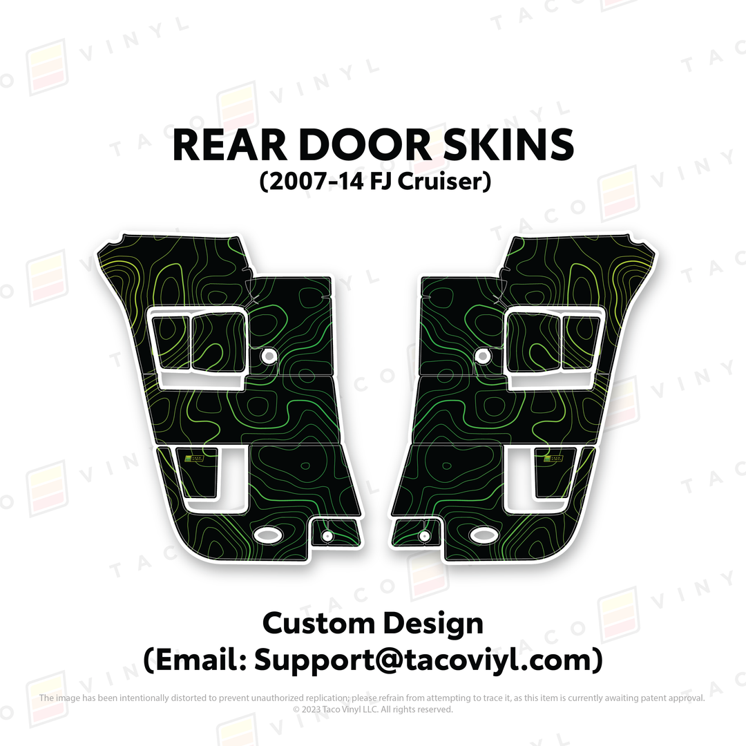 Taco Vinyl Door Skins for FJ Cruiser (2007-2014)