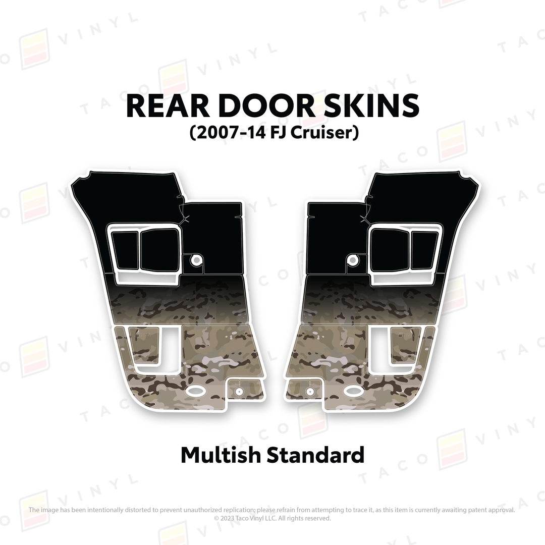 Taco Vinyl Door Skins for FJ Cruiser (2007-2014)