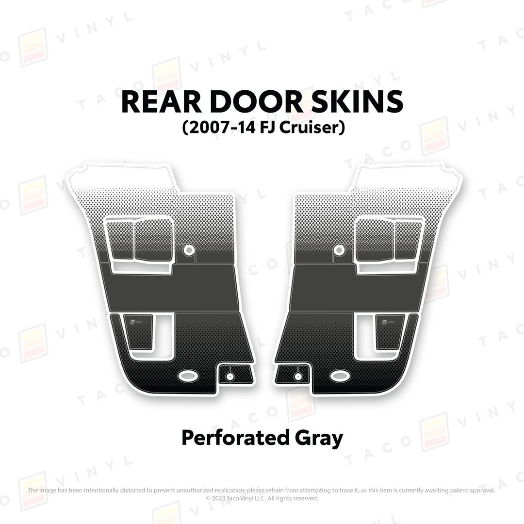 Taco Vinyl Door Skins for FJ Cruiser (2007-2014)