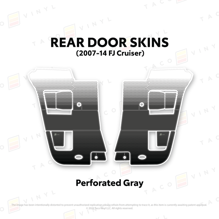Taco Vinyl Door Skins for FJ Cruiser (2007-2014)