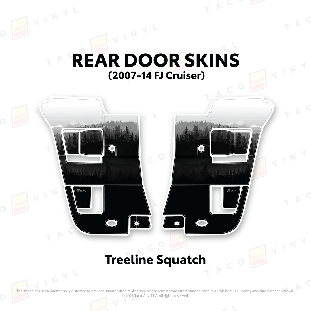 Taco Vinyl Door Skins for FJ Cruiser (2007-2014)