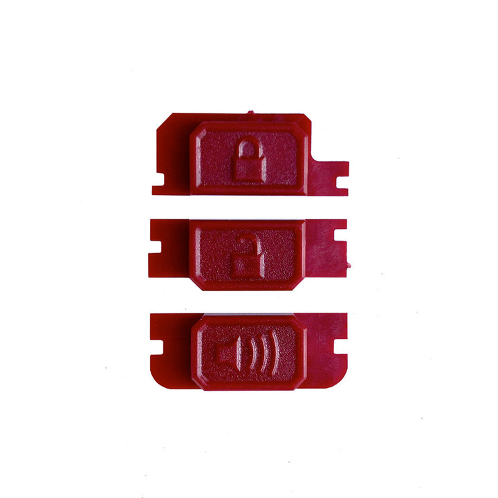 Meso Customs Minimalist Fob Buttons-RED for Tacoma (2016-2023)
