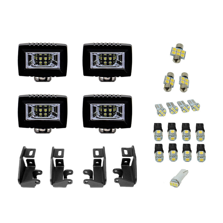 Cali Raised LED Premium Roof Rack 360 Lighting Kit for 4Runner