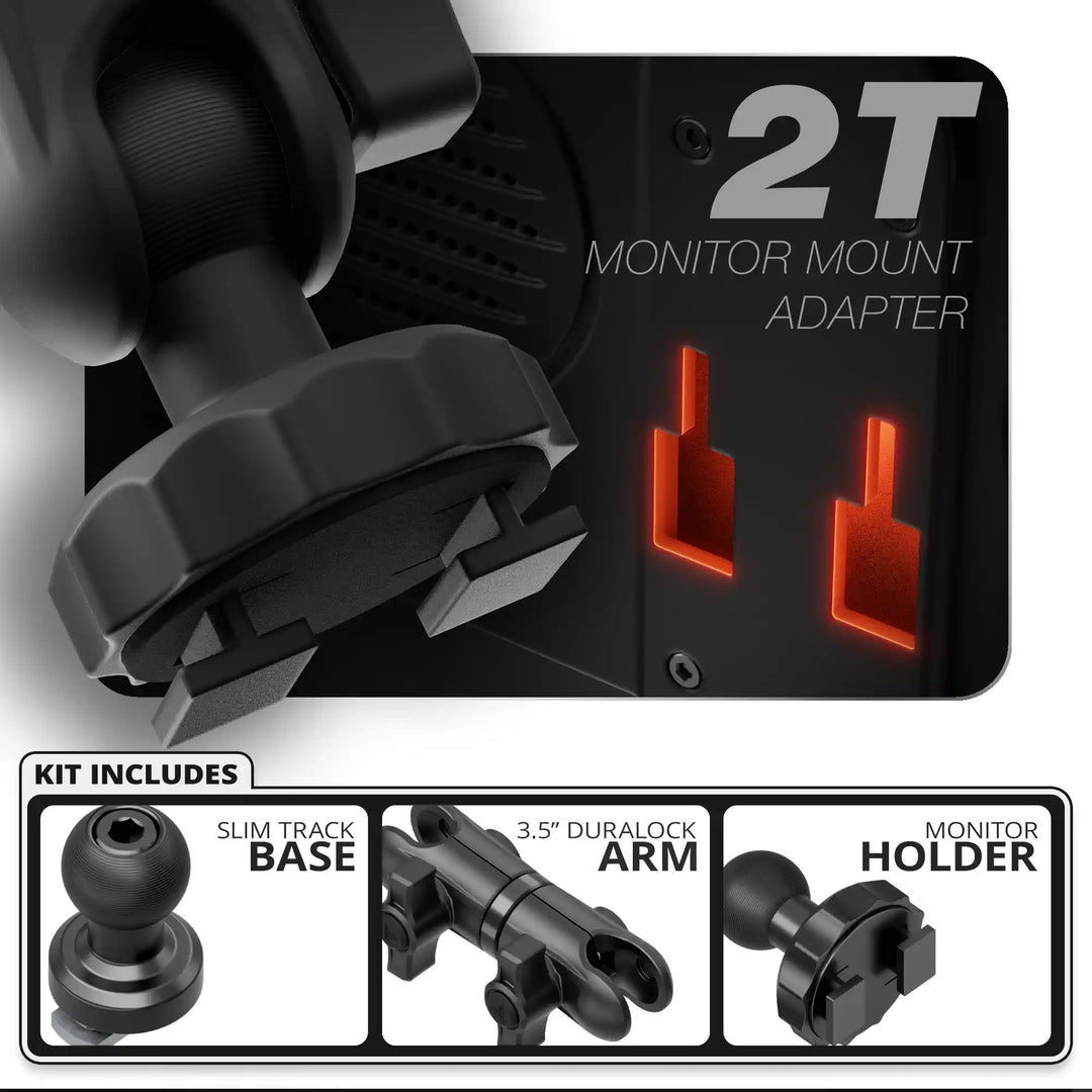 Tackform Tuner - 2T | Slim Track Base | 3.5" DuraLock Arm