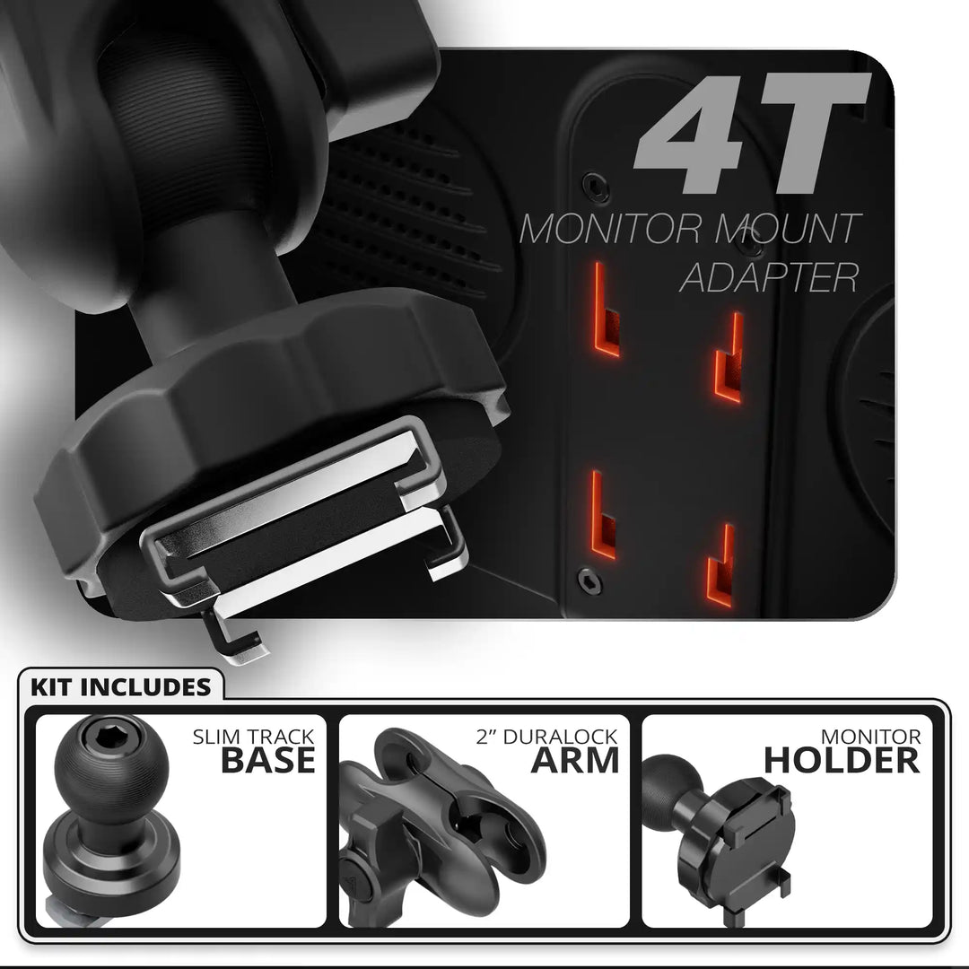 Tackform TPMS 4T | Slim Track Base | 2" DuraLock Arm