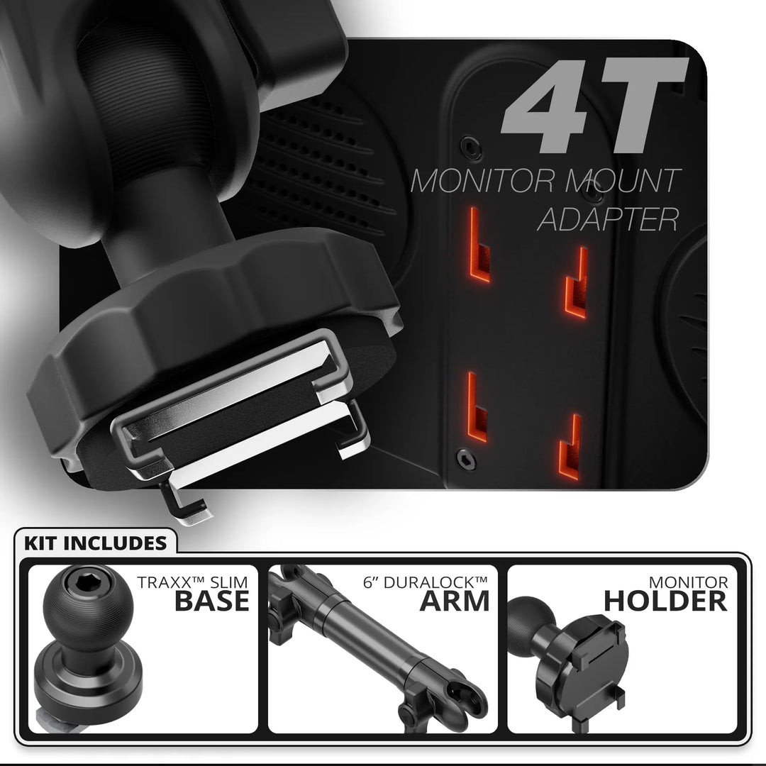 Tackform TPMS - 4T | Slim Track Base | 6" DuraLock Arm