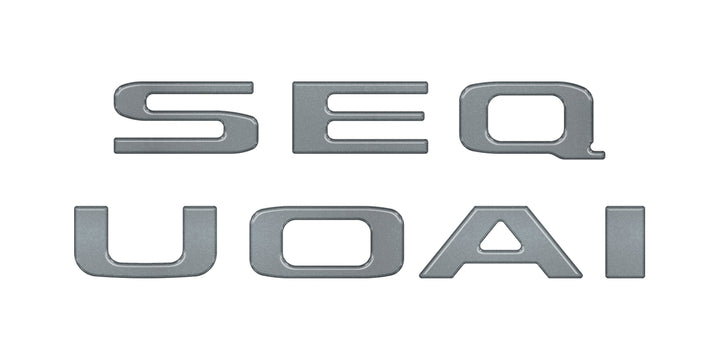 Rear Hatch Letter Overlays Fits 2023-2027 Toyota Sequoia