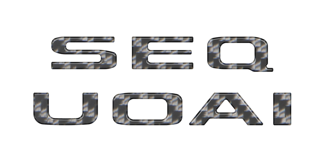 Rear Hatch Letter Overlays Fits 2023-2027 Toyota Sequoia