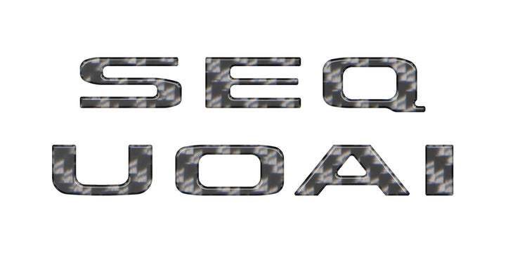 Rear Hatch Letter Overlays Fits 2023-2027 Toyota Sequoia