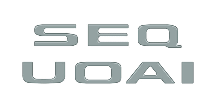 Rear Hatch Letter Overlays Fits 2023-2027 Toyota Sequoia