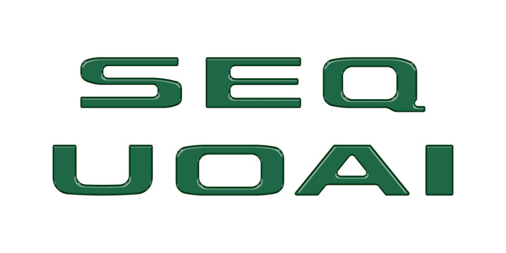 Rear Hatch Letter Overlays Fits 2023-2027 Toyota Sequoia