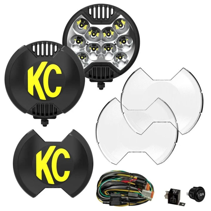 KC HiLites SlimLite® 6” LED - Master Kit - Pair