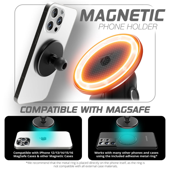 LINK™ Vent Mount Bracket With MagSafe Phone Holder | 2016-2023 Toyota Tacoma and 2014-2021 Toyota Tundra | Choose Your Arm Length