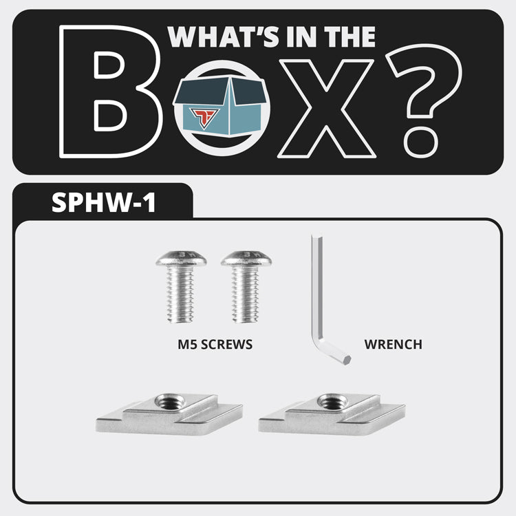 Switch Panel and Radio Mounting Hardware Kit | ONLY for use with Tackform TRAXX™ - Slim Track  and TRAXX™ - Fast Track