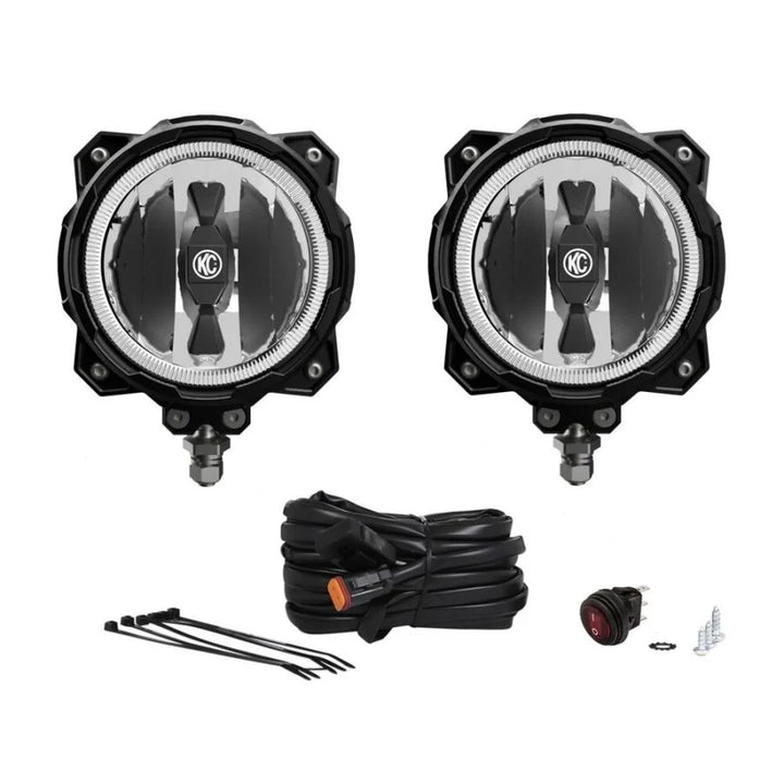 KC HiLites Gravity® PRO6 LED Single Pair Pack System