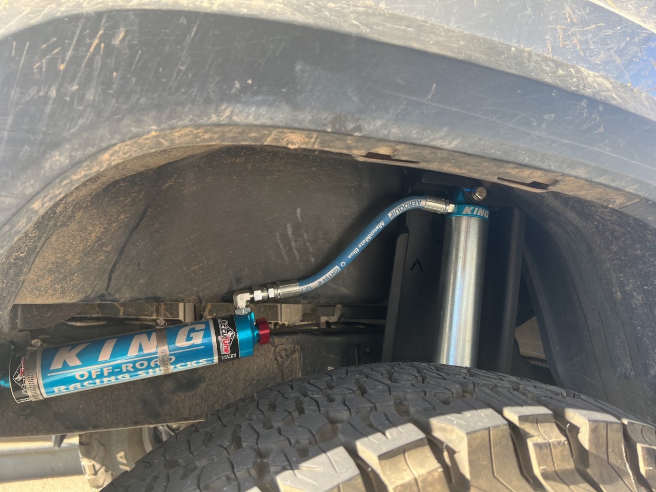 Archive Garage Rear Shock Relocation Towers 2.5 x 12" to 14" Mid Travel for Tacoma (2005-2023)