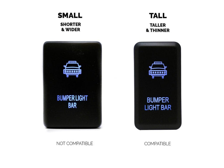 Cali Raised LED OEM Style Switch Panel (3 Switch) for Tacoma (2016-2023)