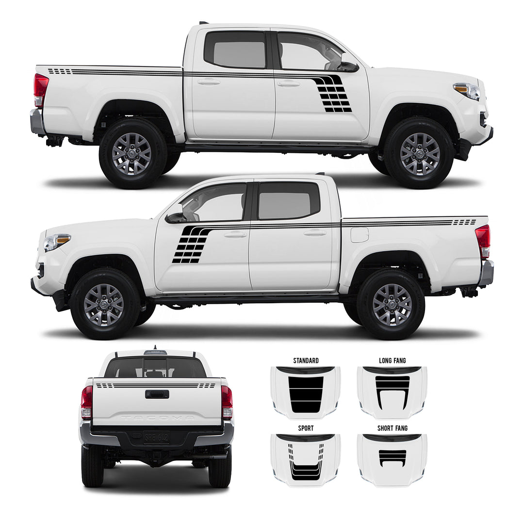 2016-2023 Tacoma Checkered Stripe Kit