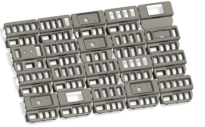 Meso Customs CUSTOM LAYOUT switch panel for Tacoma (2016-2023)