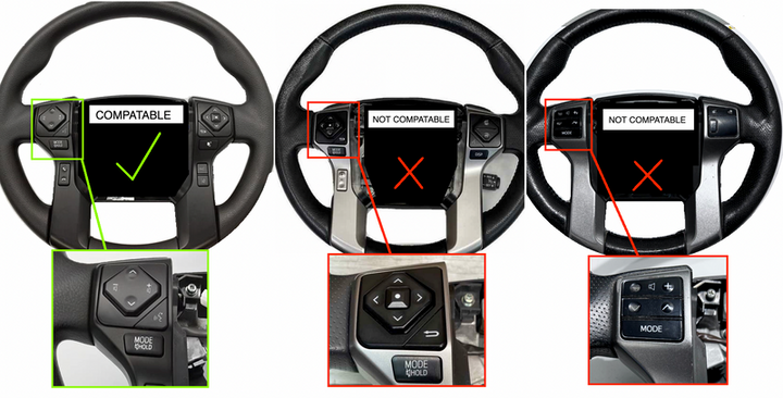 Meso Customs The Steering Wheel Control Fix kit for Tacoma(2016-2023), Tundra (2014-2022), 4Runner (2010-2023)