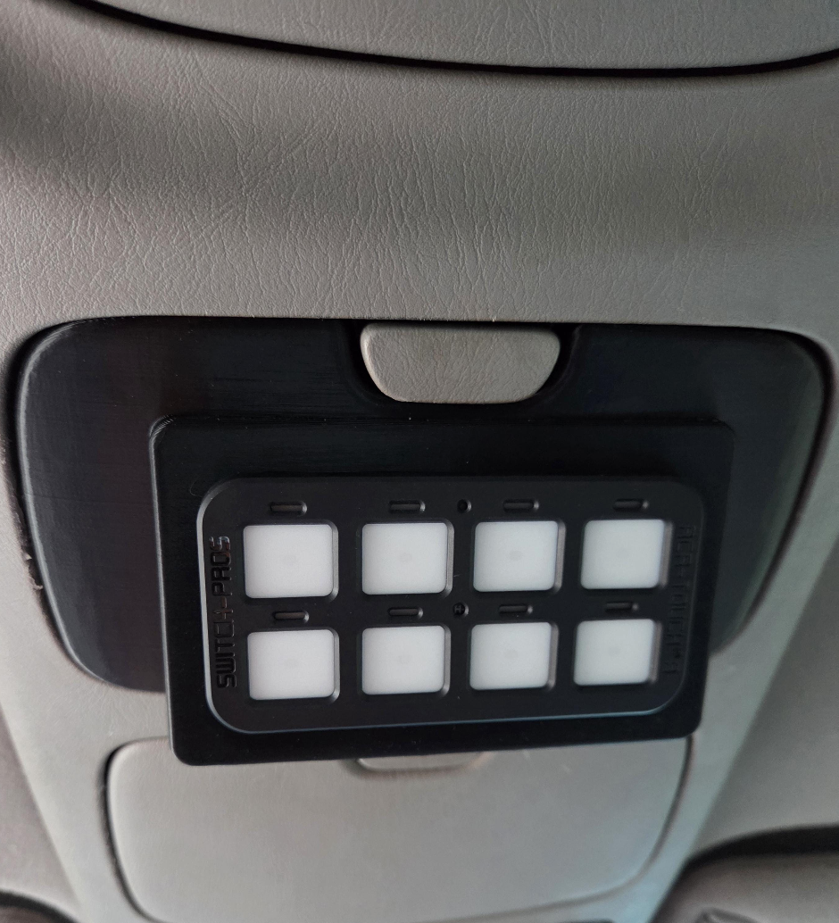 1st Gen 2001-2007 Toyota Sequoia/Tundra SwitchPros SP9100 Overhead Switch Panel Mount