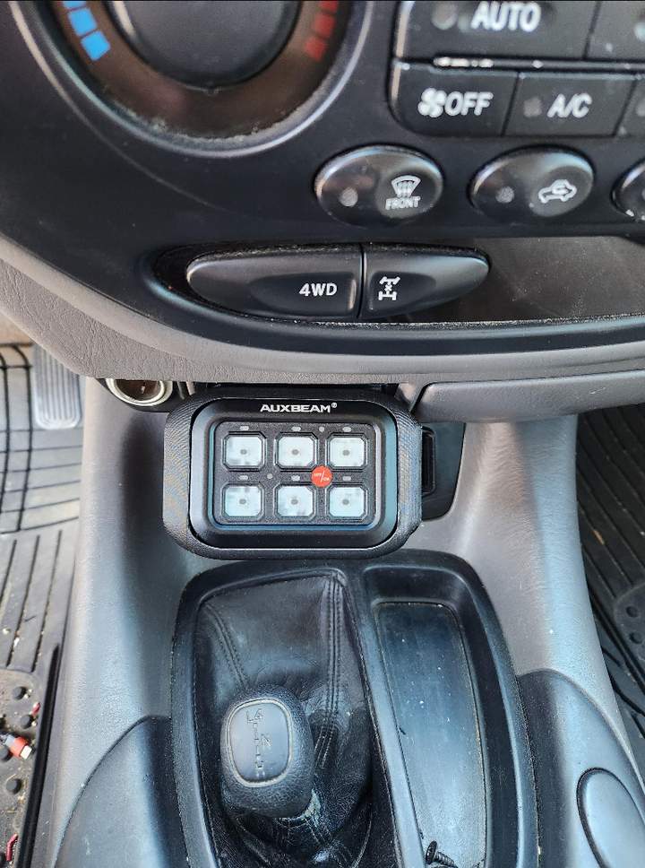 1st Gen 2001-2007 Toyota Sequoia/Tundra Auxbeam 6/8/8XL Switch Panel Ashtray Mount