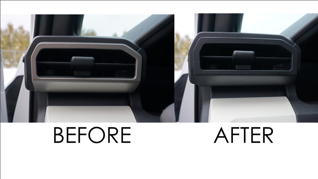AJT Design VENT TRIM 3 PC (2024+ TACOMA / 2025+ 4RUNNER) - BLACK