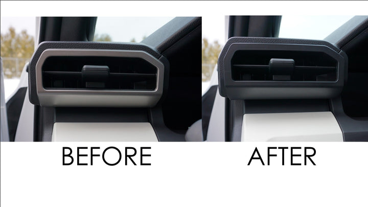 AJT Design VENT TRIM 3 PC (2024+ TACOMA / 2025+ 4RUNNER) - BLACK