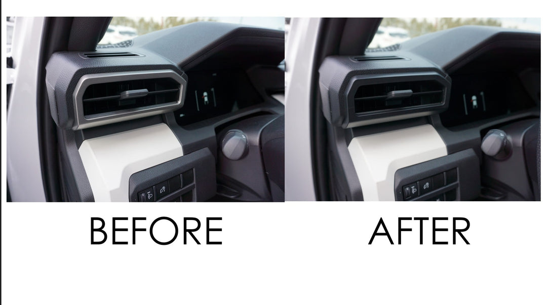 AJT Design VENT TRIM 3 PC (2024+ TACOMA / 2025+ 4RUNNER) - BLACK