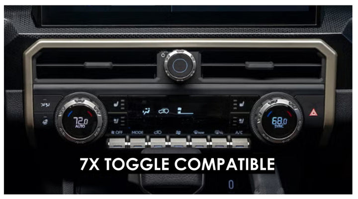 TOGGLE COVERS 7PC (2024+ TACOMA / 2025+ 4RUNNER) - BLACK