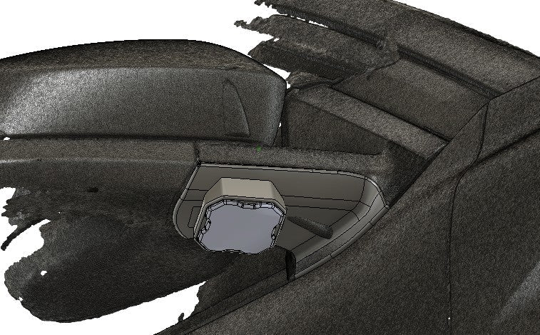 Baja 686 Industries LLC Mirror Puddle light Diode Dynamics + Rock lights pair for Tacoma (2024+)