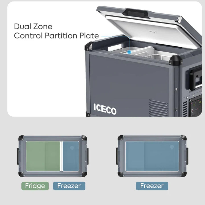 ICECO VL45ProD Dual Zone Portable Freezer