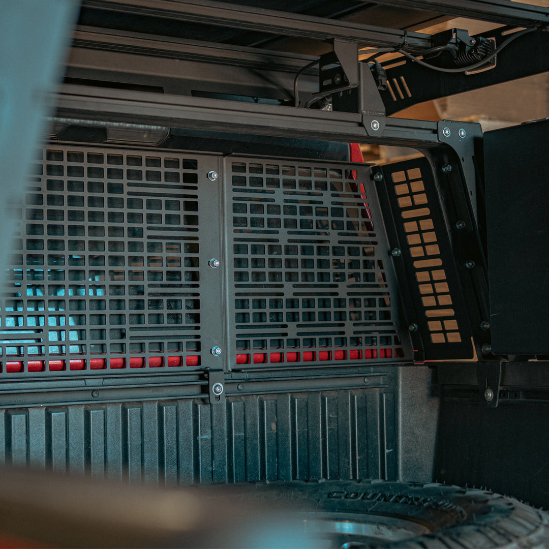 Cali Raised LED Overland Bed Rack MOLLE Headache Rack for Tacoma (2005+)