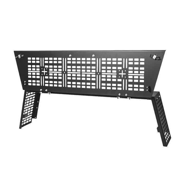 Cali Raised LED COverland Bed Rack Rear Hatch With Gas Struts for Tacoma (2005+)