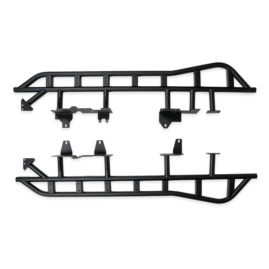 Cali Raised LED Step Edition Rock Sliders for Land Cruiser (2024+)