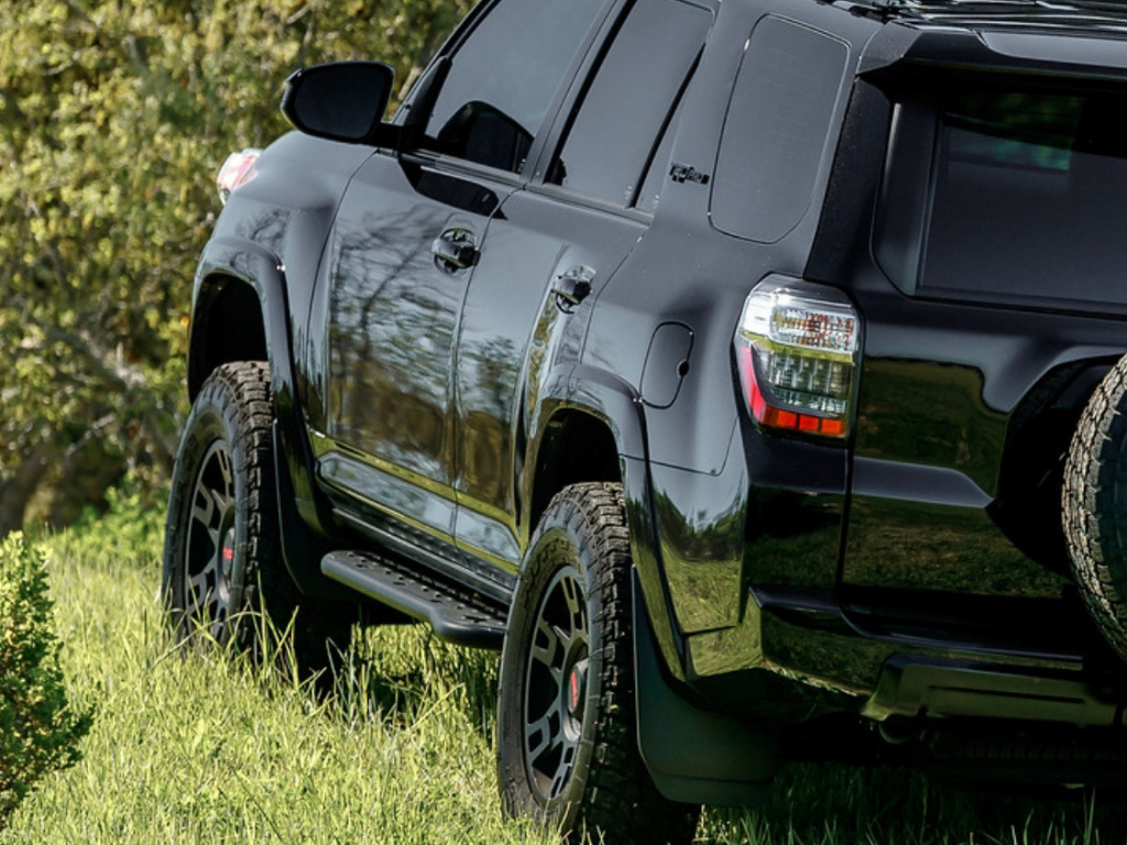 Cali Raised LED Step Edition Bolt On Rock Sliders for 4Runner (2010-2024)