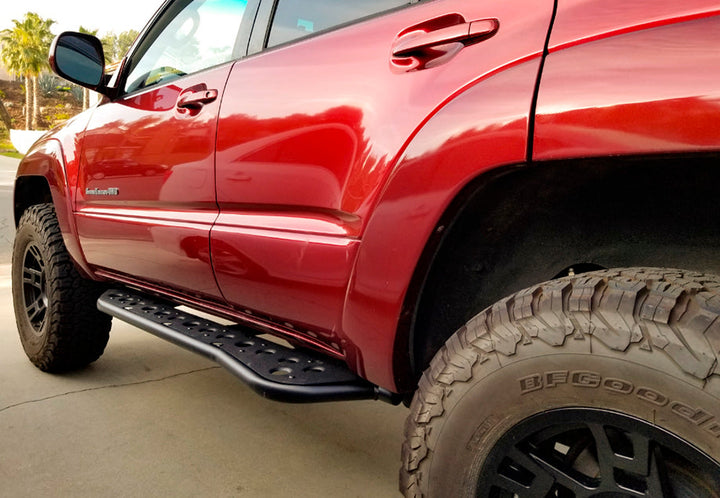 Cali Raised LED Step Edition Bolt On Rock Sliders for 4Runner (2010-2024)