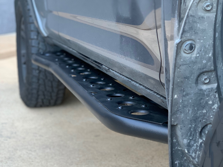 Cali Raised LED Step Edition Bolt On Rock Sliders for 4Runner (2010-2024)