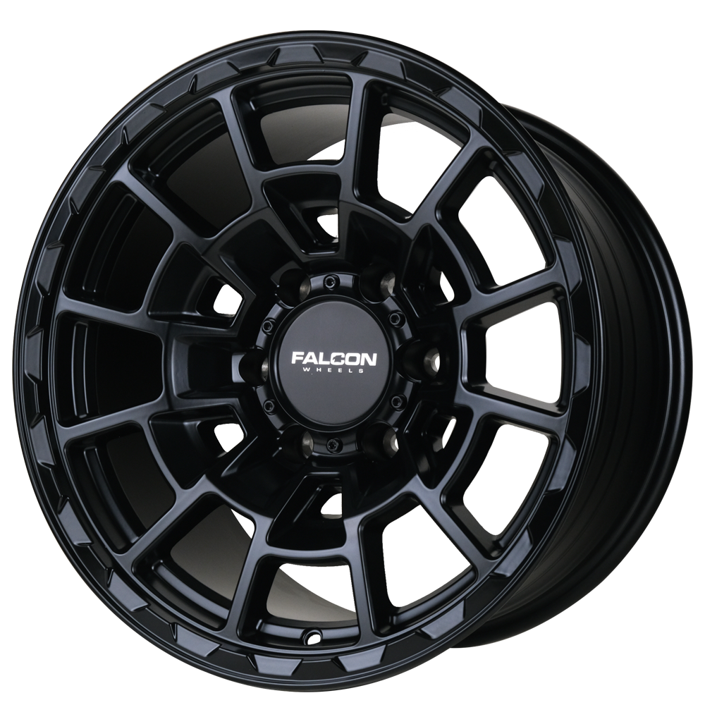 Falcon Off-Road Wheels T4 Spyder - Matte Black 17x9