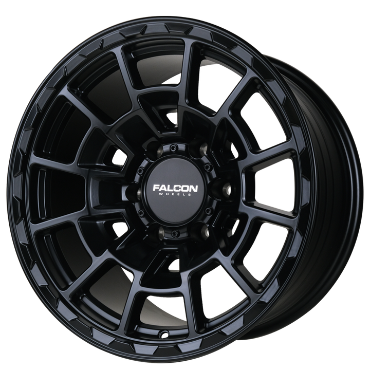 Falcon Off-Road Wheels T4 Spyder - Matte Black 17x9