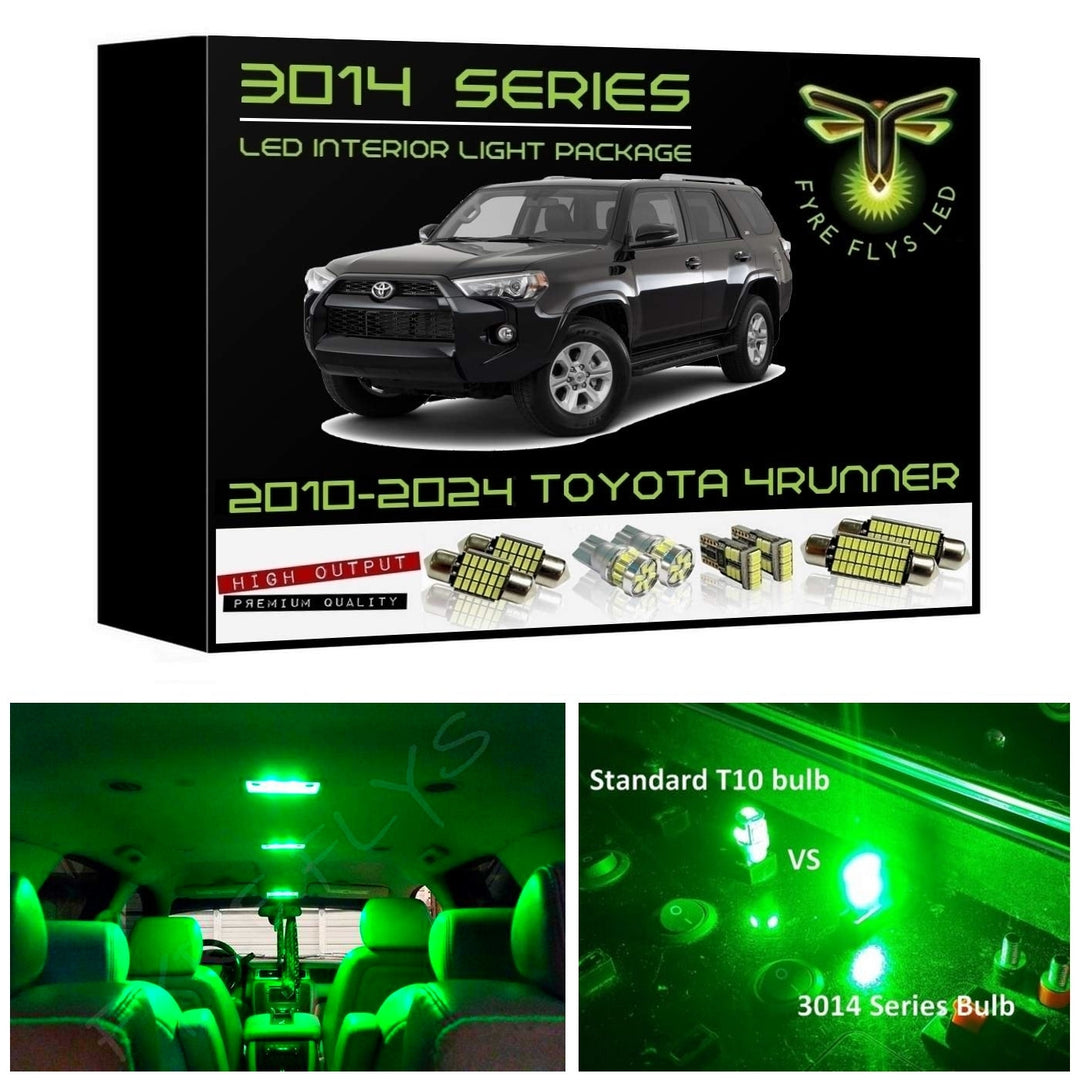 2010-2024 Toyota 4Runner Super Bright 3014 Series LED interior light kit