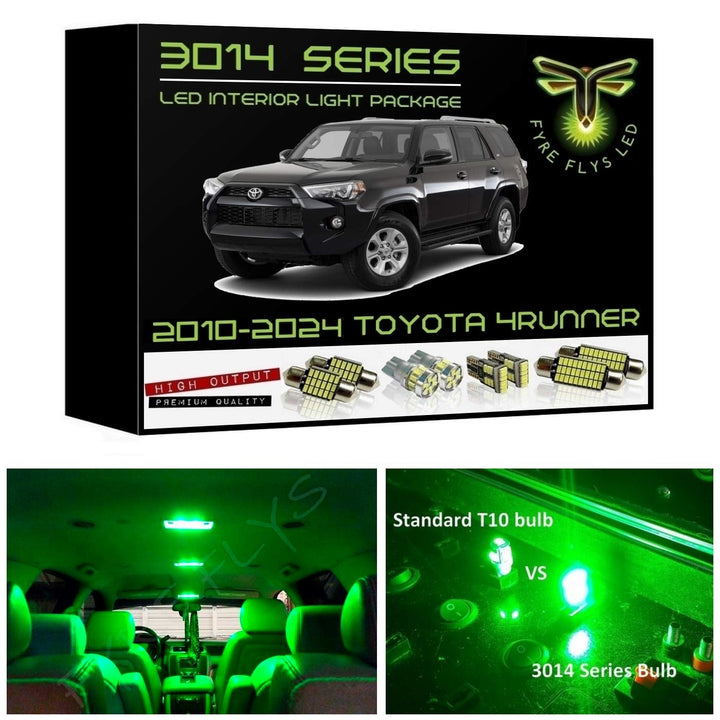 2010-2024 Toyota 4Runner Super Bright 3014 Series LED interior light kit