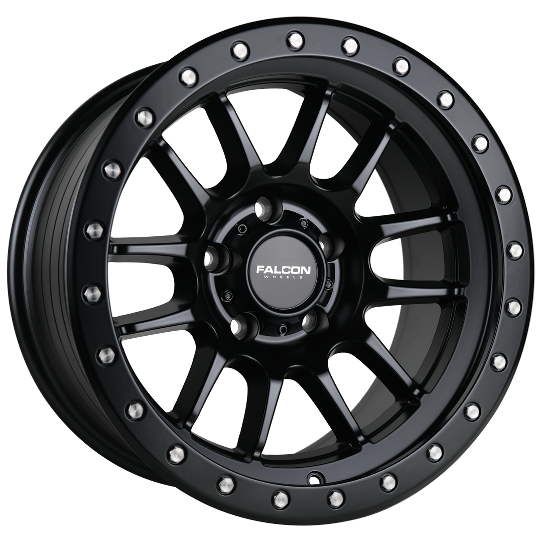 Falcon Off-Road Wheels T7 - Matte Black 17x9