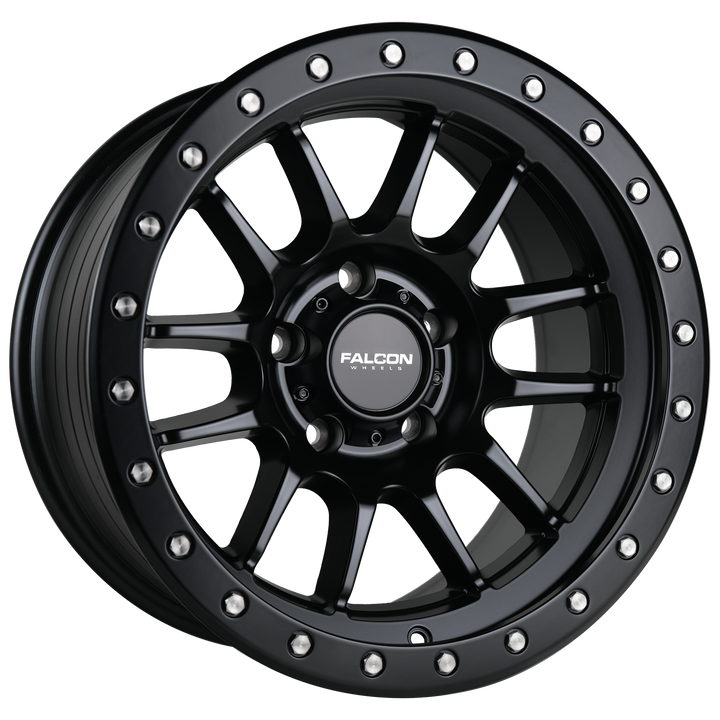 Falcon Off-Road Wheels T7 - Matte Black 17x9