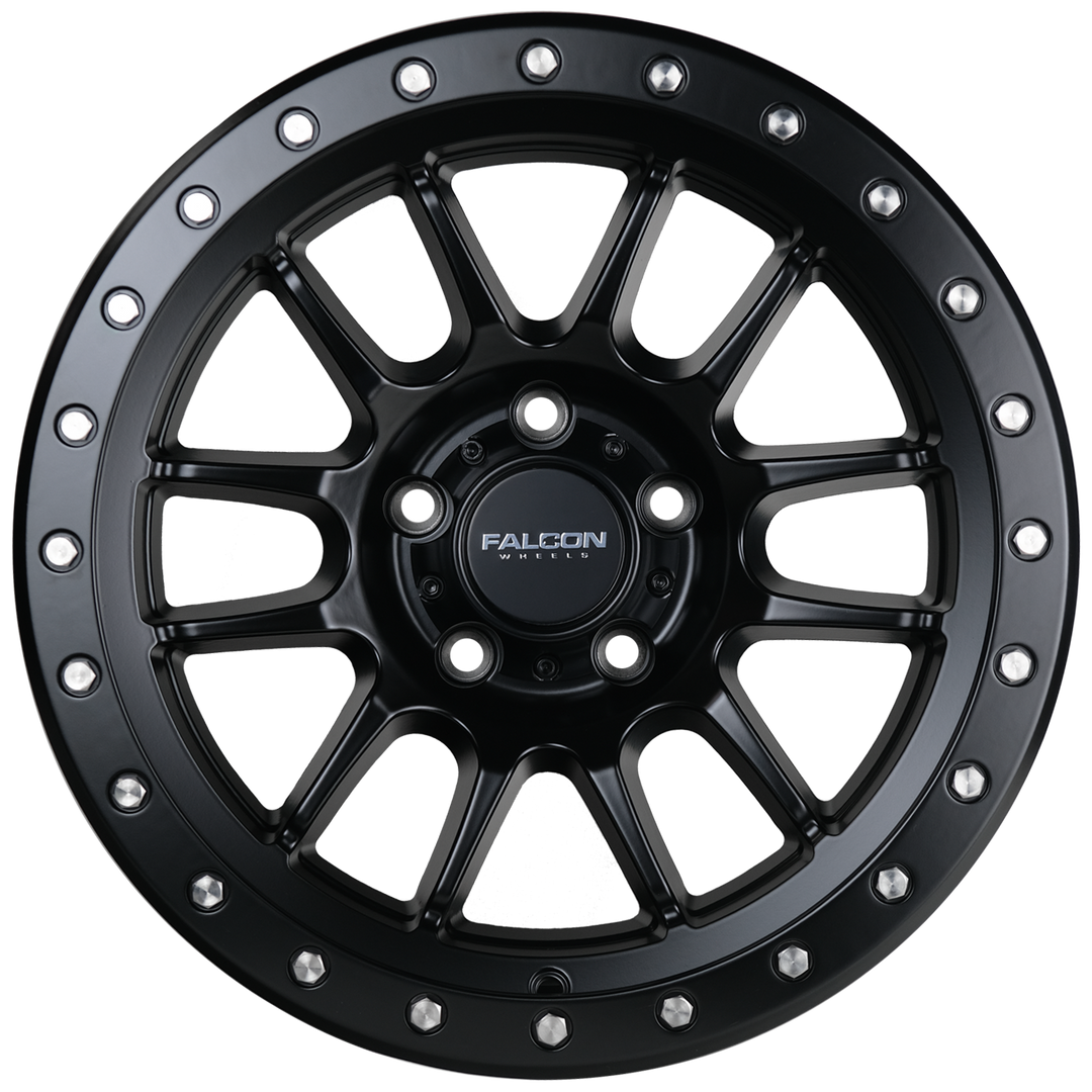 Falcon Off-Road Wheels T7 - Matte Black 17x9