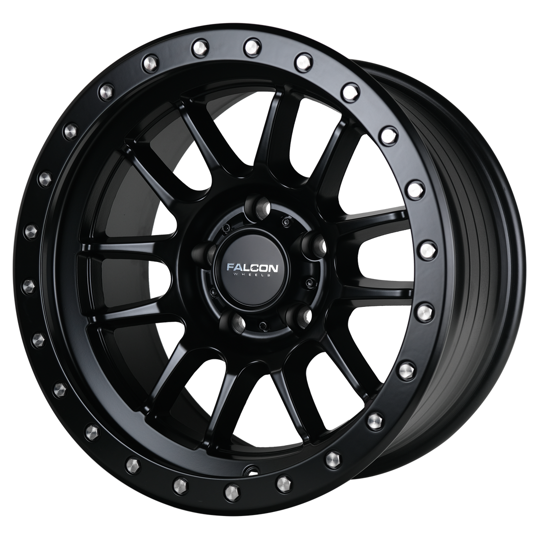 Falcon Off-Road Wheels T7 - Matte Black 17x9