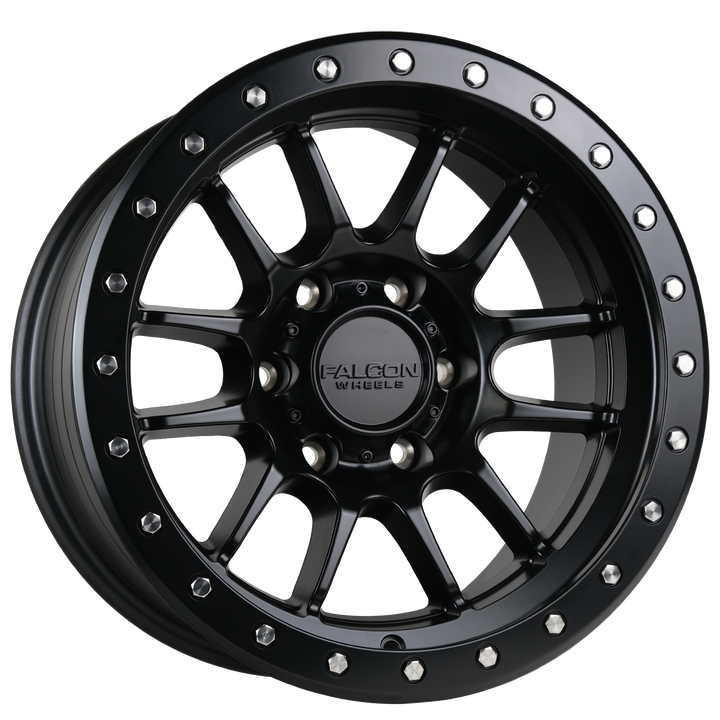 Falcon Off-Road Wheels T7 - Matte Black 17x9