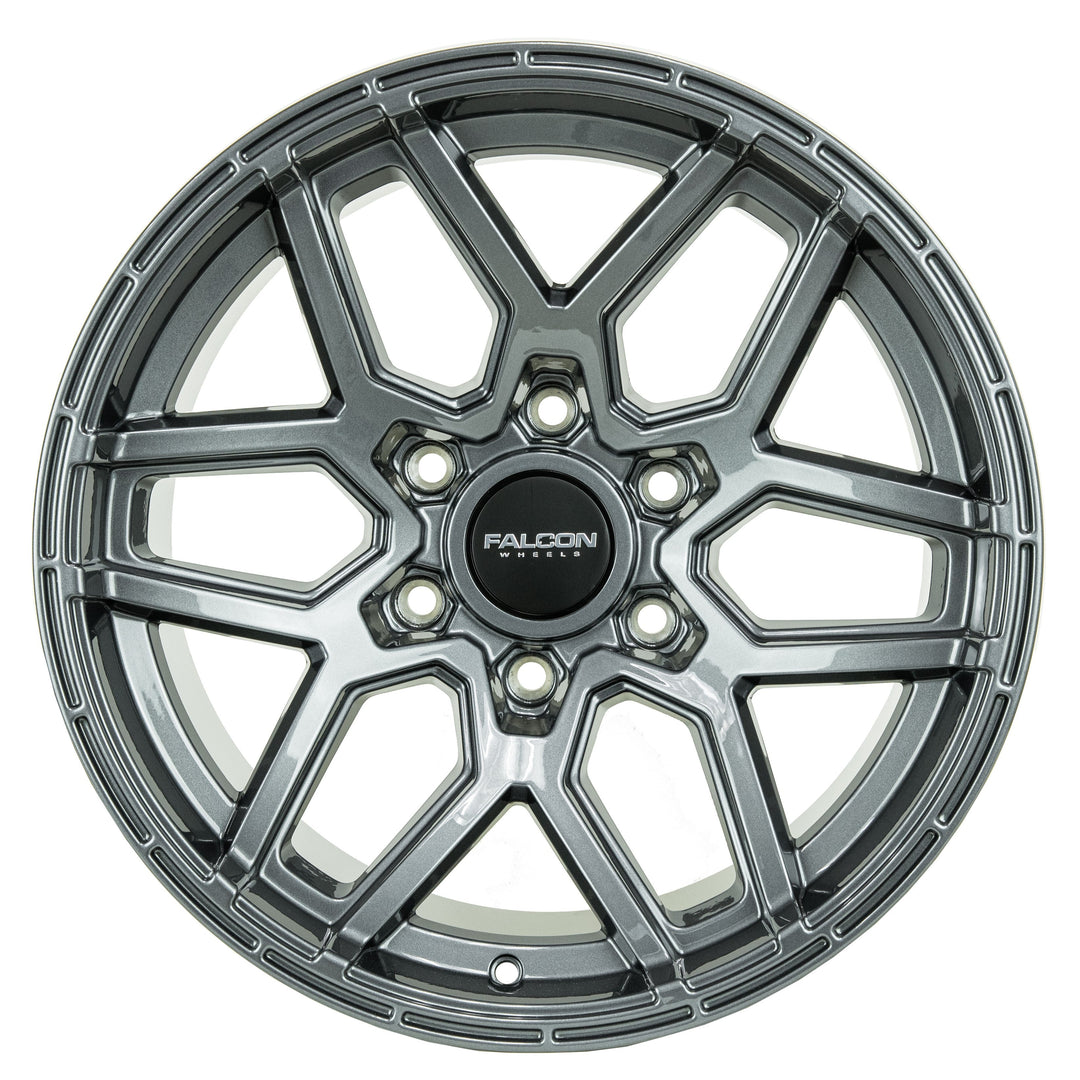 Falcon Off-Road Wheels T9 Atlas -Gloss Gunmetal 17x9