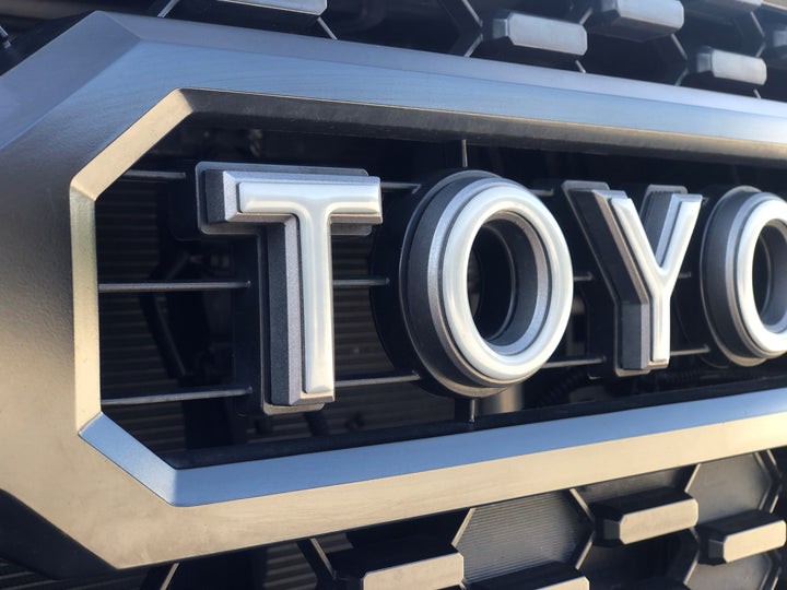 Grille Letter Overlays Fits 2016-2027 Toyota Tacoma